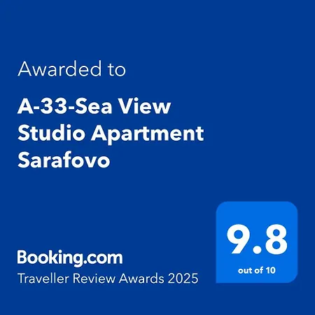 A-33-sea View Sarafovo Lägenhet *